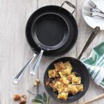 All-Clad Black Nonstick 12-Inch Skillets Set of 3, 834, 1034, 1234 - Image 6