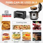 RFAQK 100pcs Cake Pan Sets for Baking + Cake Decorating Supplies: 3 Non-Stick Springform Pans Set (4, 7, 9 inches), Icing Tips, Cake Leveler – Multi-functional Leak-Proof CheeseCake Pan & eBook - Image 5