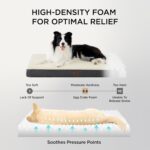 Bedsure Dog Beds Large Sized Dog - Orthopedic Flat Pet Beds with Removable Washable Cover, Egg Crate Foam Puppy Mat, Suitable for Pet Up to 65 lbs - Image 3