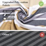 SUNCREAT Large Hammock for Tree, Outdoor Tree Fabric Hammock Only, Coffee Stripes - Image 5