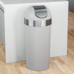 Umbra Venti Kitchen Trash Can with Swing Top Lid, Large 16-Gallon (62 L) Capacity, Grey - Image 8