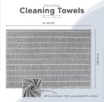 Utopia Towels - Microfiber Kitchen Towels, Super Absorbent 18 x 26 Inches, Durable, Soft, and Lint Free Dish Towels, Ideal for Cleaning Dishes, Pans, and Kitchen Appliance (8 Pack, Grey) - Image 4