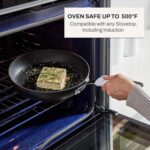 All-Clad HA1 Hard Anodized Non Stick Fry Pan Set 2 Piece, 8, 10 Inch, Induction, Oven Broiler Safe 500F, Pots and Pans Set, Kitchen Frying Pans, Skillets, Premium Cookware, Home, Dishwasher Safe Black - Image 7