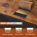 WLIVE Night Stand, Small 2 Drawer Dresser, Nightstand with Fabric Bins for Bedroom, Closet, Dorm, Rustic Brown Wood Grain Print, 11.8" D x 15.7" W x 20.9" H - Image 7