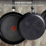 T-fal Ultimate Hard Anodized Nonstick Fry Pan With Lid 12 Inch, Oven Broiler Safe 400F, Lid Safe 350F, Cookware, Pots and Pans, Kitchen Frying Pans, Skillets, Home, Dishwasher Safe, Black - Image 7