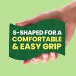 Scotch-Brite Heavy Duty Scrub Sponge, 9 Kitchen Sponges Designed for Tough Messes in the Kitchen that Last 3X Longer*, Best for Cast Iron Skillets and Outdoor Grills, Flexible, Durable, and Strong - Image 11