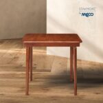 MECO Stakmore Classic Straight Edge Solid Wood Folding Card Table, Cherry Frame - Image 6