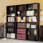IRONCK Bookshelves and Bookcases Floor Standing 6 Tiers Display Storage Shelves 70 in Tall Bookcase Home Decor Furniture for Home Office, Living Room, Bed Room - Image 3