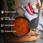 Zulay Kitchen Soup Ladle – Ergonomic, Heat-Resistant & Versatile for Serving Soup, Chili, Gravy & More - Gray - Image 3