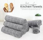 Utopia Towels - Microfiber Kitchen Towels, Super Absorbent 18 x 26 Inches, Durable, Soft, and Lint Free Dish Towels, Ideal for Cleaning Dishes, Pans, and Kitchen Appliance (8 Pack, Grey) - Image 7