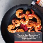 T-fal C4610263 Titanium Advanced Nonstick Thermo-Spot Heat Indicator Dishwasher Safe Cookware Fry Pan, 8-Inch, Black - - Image 4