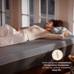 EGOHOME 12 Inch Queen Memory Foam Mattress for Back Pain, Cooling Copper Gel Bed in a Box, Foam Made in USA, CertiPUR-US Certified, Therapeutic Medium Firm, Double 60x80x12 Black - Image 5