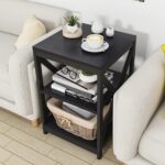 Bigbiglife Living Room Coffee Table Set of 3, Industrial X-Design Coffee Table and 2 End Side Tables, 3 Piece Living Room Table Set with Large Storage for Apartment Home (Black) - Image 10