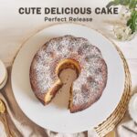 KITESSENSU 9 inch Non-Stick Cake Pans, 12 Cups Premium Fluted Pans for baking, Heavy Duty Carbon Steel Tube Baking Mold, Gray - Image 6