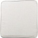 Homepop Home Decor | K7342-F2067 | Classic Square Storage Ottoman with Lift Off Lid | Ottoman with Storage for Living Room & Bedroom, Cream Woven - Image 11