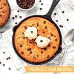 Utopia Kitchen Cast iron Skillets 3 Piece Set, Chefs Pan, Pre Seasoned Cast iron Skillets, 6, 8 & 10 Inches, Easy Use in the Oven, Stove, Grill, or Campfire, Black - Image 7