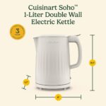 Cuisinart Soho 1 Liter Double Wall Electric Kettle, Truffle - Image 6