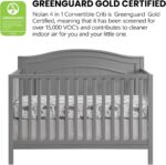 Oxford Baby Nolan 4-in-1 Convertible Crib, Dove Gray, GreenGuard Gold Certified - Image 7