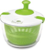Cuisinart Large Salad Spinner, 5-Qt , Vegetable & Fruit Salad Washing Bowl with Strainer, Quick Prep Spinner for Salad Greens, Lettuce, Fruits & Vegetables, CTG-00-SAS - Image 2