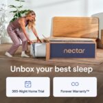 Nectar Classic 12” Queen Mattress - Medium Firm - Contouring Memory Foam - Cooling Top Layer - Support & Pressure-Relief - Mattress in a Box - 365-Night Trial & Forever Warranty - Image 6