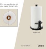 Umbra Buddy Paper Towel Holder, Black - Image 6