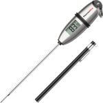 ThermoPro TP02S Digital Food Thermometer for Cooking Bread Baking Sourdough Liquids, Meat Thermometer Digital with Super Long Probe for Grill Kitchen BBQ Oil Milk Yogurt Candy Making Accessory - Image 2