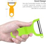 Original Vegetable Fruit Peeler Carbon Steel Blade 3 Pack Red/Green/Yellow… - Image 8