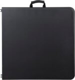 Folding Event Table, Heavy Duty Picnic Table Indoor Outdoor Camping, 4FT Portable w Handle Lock for Banquet, Black - Image 10