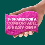 Scotch-Brite Gentle Clean Delicate Scrub Sponges, For Washing Dishes and Cleaning Kitchen, 3 Scrub Sponges - Image 7