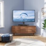 PERLESMITH Swivel Universal TV Stand/Base - Table Top TV Stand for 32-60 inch LCD LED TVs - Height Adjustable TV Mount Stand with Tempered Glass Base, VESA 400x400mm,Holds up to 88lbs PSTVS09 - Image 8