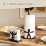 Umbra Buddy Paper Towel Holder, Black - Image 7