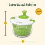 Cuisinart Large Salad Spinner, 5-Qt , Vegetable & Fruit Salad Washing Bowl with Strainer, Quick Prep Spinner for Salad Greens, Lettuce, Fruits & Vegetables, CTG-00-SAS - Image 6