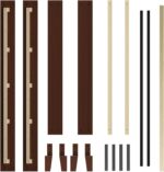 Yaheetech Queen Bed Frame Natural Solid Wood Platform Bed with Wooden Slats Support, 12-inch Underbed Space for Storage, Noise-Free Design, Easy Assembly, Dark Walnut Finish - Image 10