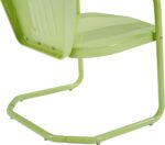 Crosley Furniture Griffith Outdoor Chair, Retro Metal Patio Chairs for Dining, Porch, Deck, Balcony, Key Lime - Image 15