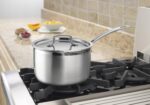 Cuisinart 4-Quart Skillet, Stainless Steel Cookware Multiclad Pro Triple Ply Saucepan w/Cover, MCP194-20N - Image 3
