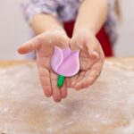 6PCS Flower Cookie Cutter Set, 3 Inches Flower Shaped Cookie Cutter-Daisy, Tulip, 3 Shaped of Flowers, Butterfly, Stainless Steel Cookie Cutters, Baking Tool for Homemaking Cookie - Image 5