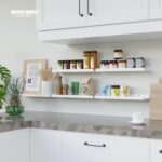 RICHER HOUSE 5 Set White Floating Shelves, Modern Picture Ledge Shelf with Lip for Wall Storage in Nursery, Bedroom, Living Room, Bathroom - Image 8