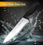 Knife Set, 14-Piece Kitchen Knife Set, German High Carbon Stainless Steel, Durable Knife Block, Black - Image 7