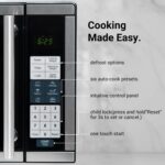 Countertop Microwave Ovens 0.7 Cu. Ft. 700 Watts Microwave Oven With LED Lighting,Turntable and Child Lock,Compact Microwave Perfect for Apartments and Dorms,Easy Clean Interior, Black - Image 5