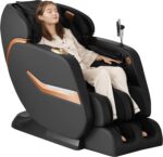 4D Zero Gravity Massage Chair Recliner, SL-Track Shiatsu Massage Chair Full Body with Voice Control,Body Scan,Waist Heating,Bluetooth,Foot Rollers,32 Airbags&Extended Footrest (Gray) - Image 2