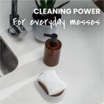 Scotch-Brite Greener Clean Non-Scratch Scrub Sponge, 6 Nonscratch Kitchen Sponges for Cleaning Around the Home, Bathroom & More, Most Durable Recycled Dish Scrubber, Best for Nonstick Pots and Pans - Image 11