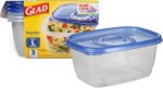 Glad Food Storage Containers, Deep Dish, 64 Ounce, 3 Count - Image 2