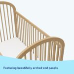 Graco Olivia Convertible Crib (Driftwood) – GREENGUARD Gold Certified, 100% Solid Wood, Fits Standard Crib Mattress, Converts to Toddler Bed and Daybed, 4 Adjustable Mattress Heights - Image 7