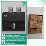 Letaya Metal Lateral File Cabinets with Lock,2 Drawer Steel Wide Filing Organization Storage Cabinets,Home Office Furniture for Hanging Files Letter/Legal/F4/A4 Size (Blcak-2 Drawer) - Image 9
