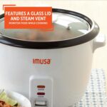 IMUSA USA GAU-00011 Electric Nonstick Rice Cooker 3-Cup (Uncooked) 6-Cup (Cooked), White - Image 6