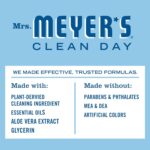 MRS. MEYER'S CLEAN DAY Liquid Dish Soap, Biodegradable Formula, Rain Water, 16 fl. oz - Image 5