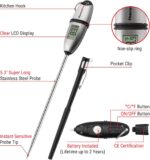 ThermoPro TP02S Digital Food Thermometer for Cooking Bread Baking Sourdough Liquids, Meat Thermometer Digital with Super Long Probe for Grill Kitchen BBQ Oil Milk Yogurt Candy Making Accessory - Image 9