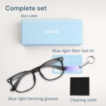 Gaoye Blue Light Glasses for Computer & Gaming - Anti UV Ray Lenses, Scratch-Resistant & Comfort Fit - Image 8