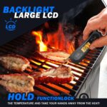 Meat Thermometer Digital, Instant Read Meat Thermometer for Grill and Cooking, with Bottle Opener, Backlight & Calibration Food Thermometer, Kitchen Gadgets for BBQ, Turkey, Candy, Liquids - Image 5
