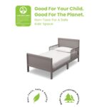 Delta Children Fancy Wood Toddler Bed - Greenguard Gold Certified, Grey - Image 5